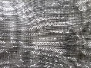 アンティーク　笠松模様織り出し本場泥大島紬着物